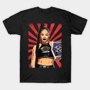 Bianca Belair Wrestling Vintage Fan Art T-Shirt